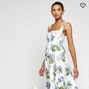 Reformation Tagliatelle Linen Dress